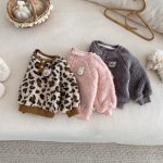 [73-120cm] 韓国風 両面ボア トレーナー - Image 14