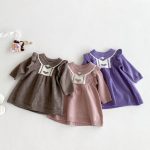 [66-100cm]ハート柄 ニット ワンピース - Image 11