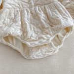 [66-90cm] キルティングベロア カバーオール - Image 7