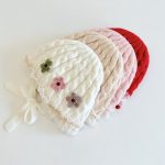 [GOODS]三つ花 レース ベビー ボンネット