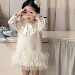 [73-100cm]チュールジャンパースカート&やわらかインナートップス - Image 4