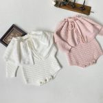 [66-90cm]透かし編み ロンパース&取り外しケープ - Image 16