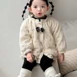 [73-100cm] ベロアキルティング レトロ ジャケット