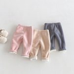 [73-120cm] ぽんぽん ワッペン あったか レギンス - Image 8