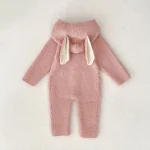 [66-90cm] ウサギ帽子 オールインワン - Image 3