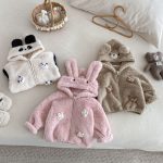 [73-120cm] 両面ボア フード ジャケット - Image 5