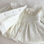 [73-100cm] フリル襟 裏起毛 ジャケット - Image 6