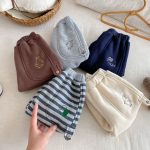 [73-120cm] とりさん 刺繍 あったか パンツ - Image 13