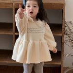 [66-90cm] 韓国風 丸襟 ワンピース - Image 5