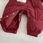 [66-90cm] わんちゃん柄 あったか カバーオール - Image 2