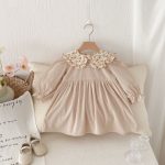 [80-130cm]小花柄 ワンピース