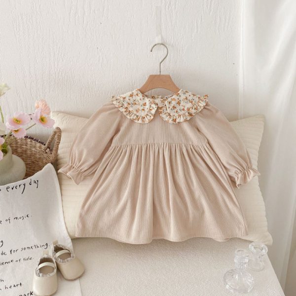 [80-130cm]小花柄 ワンピース