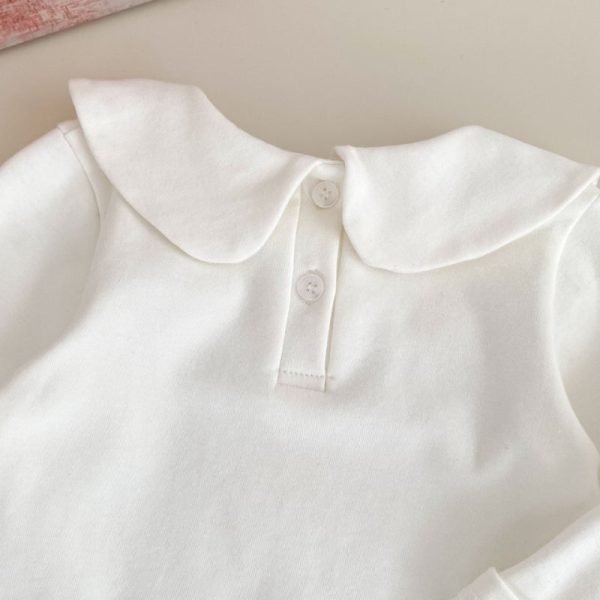 [73-120cm]学院風 チェック ワンピース or さくらんぼ 刺繍襟 Tシャツ