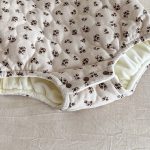 [66-90cm] 花柄 キャミロンパース&裏起毛 トップス - Image 4