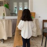 [66-90cm] レース 裏起毛 ロンパース - Image 4