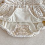 [66-90cm] キルティングベロア カバーオール - Image 8