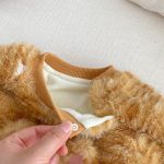 [66-90cm]韓国風 キャット柄 もこもこ カバーオール - Image 4