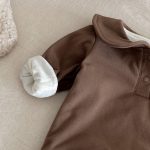 [66-90cm] キルティング サロペット&裏起毛 インナー - Image 12