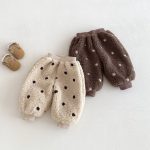 [73-120cm] 韓国風 ドット あったか パンツ - Image 10