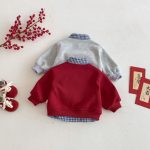 [73-120cm] フリルカラー あったか トレーナー - Image 9