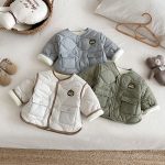 [73-120cm] ワッペン付き あったか ジャケット - Image 2