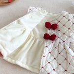 [73-100cm] リボン 中綿 ベスト - Image 6