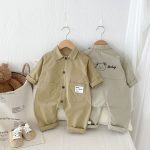 [66-90cm]ロンパース ベア カートゥーンプリント カジュアル ベビー服 - Image 17