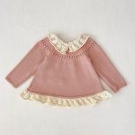 [66-100cm]トップスorパンツ マルチ フリル 編み込み ベビー服 - Image 15