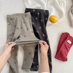 [80-130cm] リボン柄 レギンス - Image 5