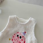 [66-120cm]もこもこ ボア カバーオール うさぎ トレーナー セット - Image 6