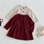 [73-110cm]シンプル ニット ワンピース - Image 8