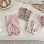 [73-120cm] キャラクター 刺繍 レギンス - Image 3