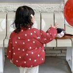 [73-100cm] 韓国風 ドット 蝶結び アウター - Image 6