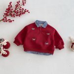 [73-120cm] フリルカラー あったか トレーナー - Image 11