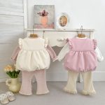 [73-120cm] 蝶結び 裏起毛 ベスト or カットソー or パンツ - Image 13