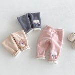 [73-120cm] ぽんぽん ワッペン あったか レギンス - Image 7