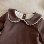 [66-90cm] 花柄 キャミロンパース&裏起毛 トップス - Image 8