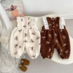 [66-120cm] 蝶結び 中綿 カバーオール - Image 6