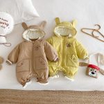 [66-90cm]取り外しフード 裏起毛 カバーオール&バッグセット - Image 16