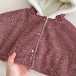 [66-90cm] ハート 刺繍 あったか ロンパース - Image 4