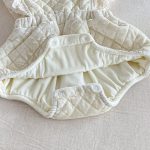 [66-90cm] ベロア 中綿 ロンパース - Image 4