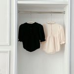 [66-100cm]韓国風 フリル プリント ロンパース - Image 10