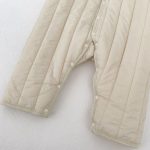 [66-90cm] クマ刺繍キルトカバーオール - Image 6