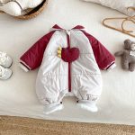 [66-90cm]韓国風 切り替え カバーオール - Image 13