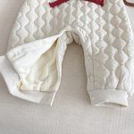 [66-90cm] キルティング わんちゃん カバーオール、フード付きニット - Image 9