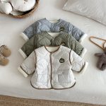 [73-120cm] ワッペン付き あったか ジャケット - Image 10