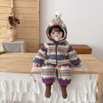 [66-100cm] レトロ あったか カバーオール - Image 7