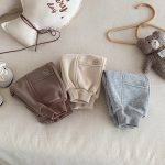 [73-120cm] おうち 刺繍 裏起毛 パンツ - Image 14