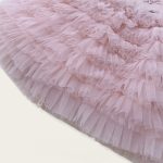 [80-140cm] 立体リボン チュールワンピース&フリルニット 二点セット - Image 13