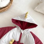 [66-90cm]韓国風 切り替え カバーオール - Image 9